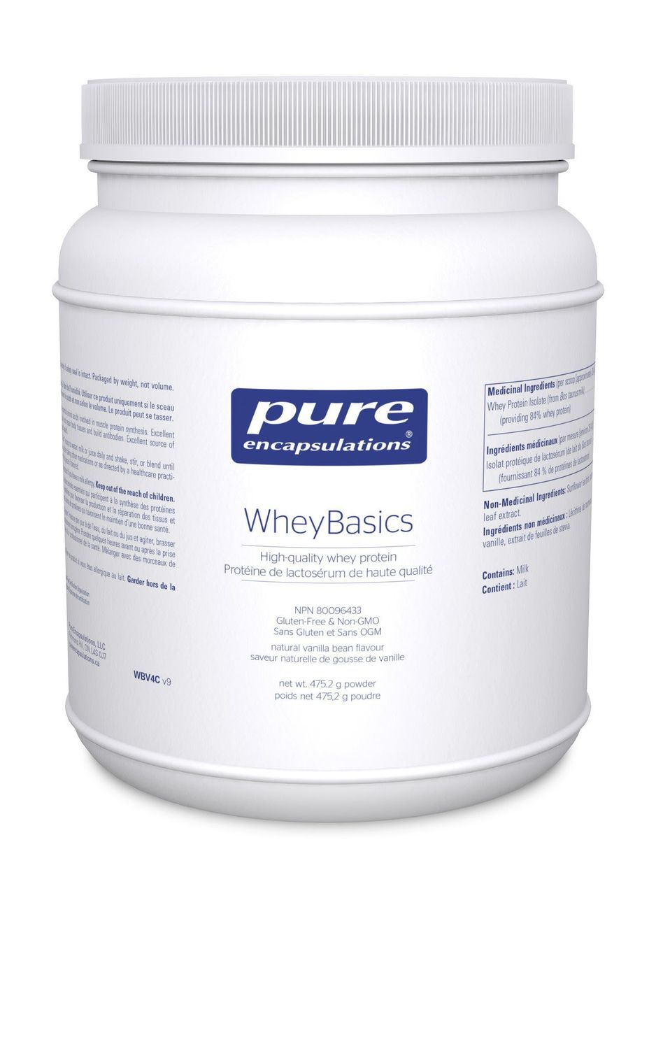 PURE ENCAPSULATIONS WHEY BASICS 475G