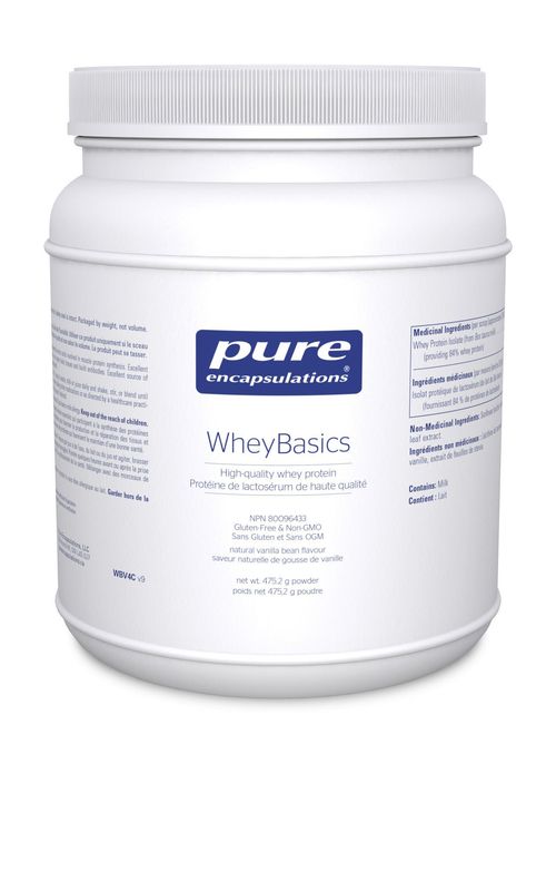 PURE ENCAPSULATIONS WHEY BASICS 475G