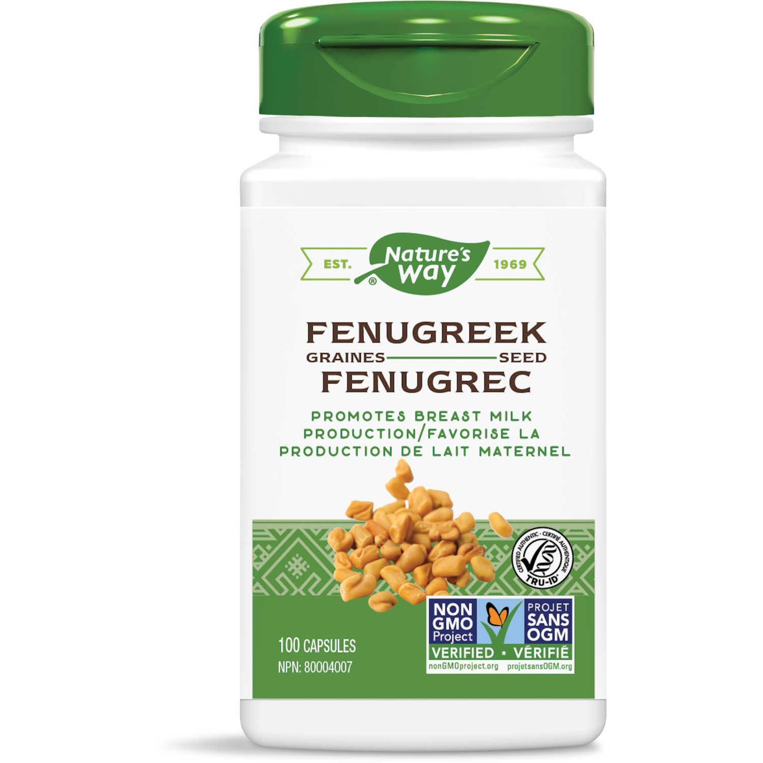 NATURE'S WAY FENUGREEK SEED 100 CAPS