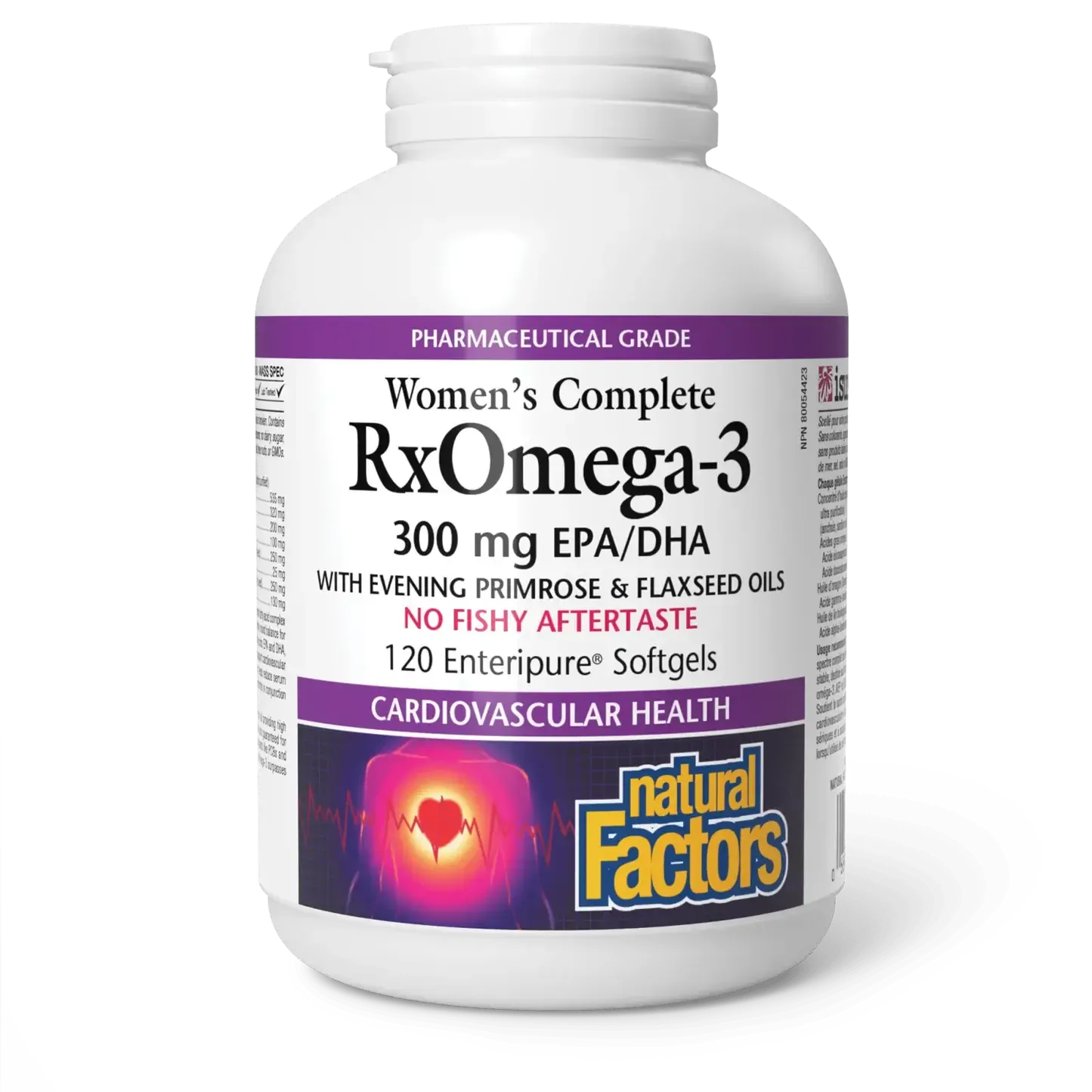NATURAL FACTORS RXOMEGA-3 WOMEN'S COMPLETE - 300MG - 120 SOFTGELS