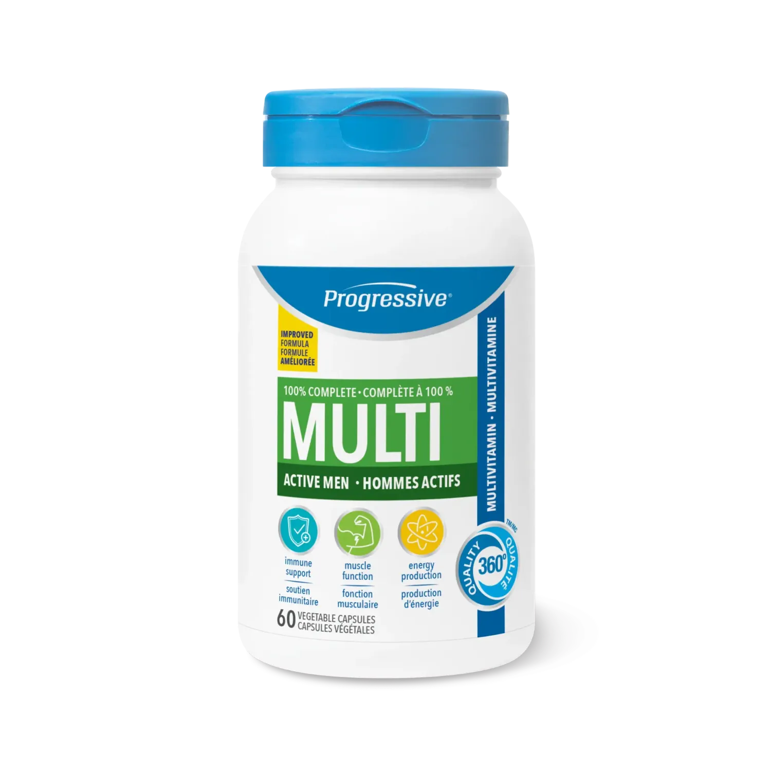 PROGRESSIVE MULTI FOR ACTIVE MEN 60 VEGICAPS