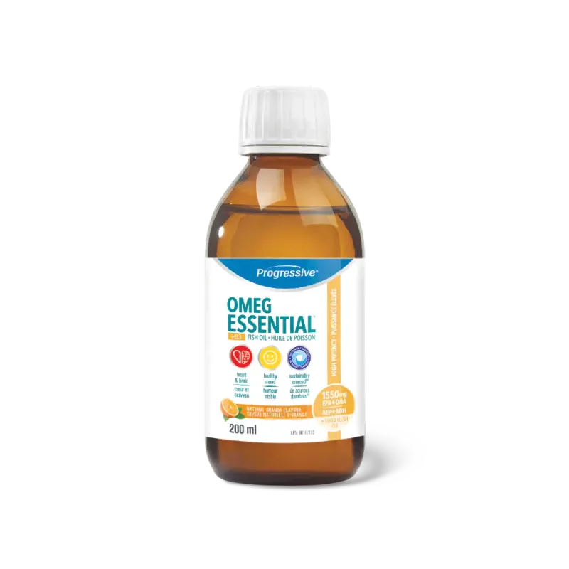 PROGRESSIVE OMEGESSENTIAL LIQUID +D 200ML