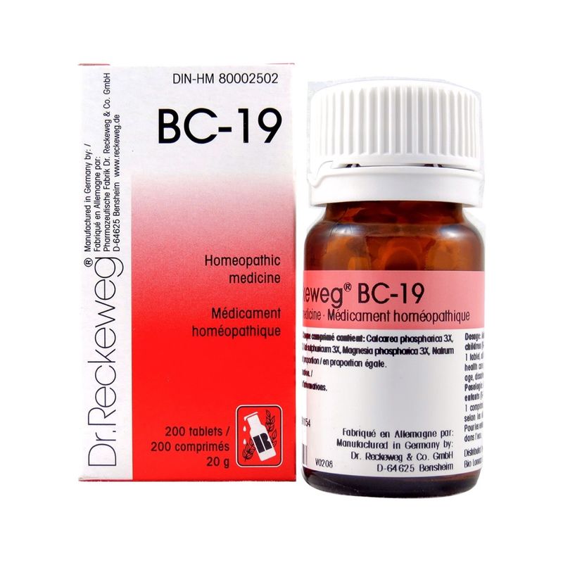 RECKEWEG BC-19 COMBINATION SALTS (20G) 200 TABS