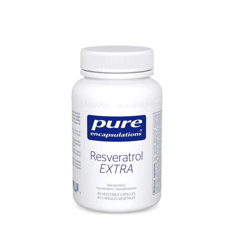 PURE ENCAPSULATIONS RESVERATROL EXTRA 60 VEGICAPS