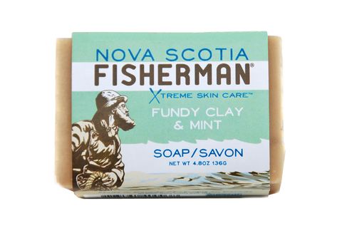 NOVA SCOTIA FISHERMAN SOAP CLAY &amp; MINT 8OZ