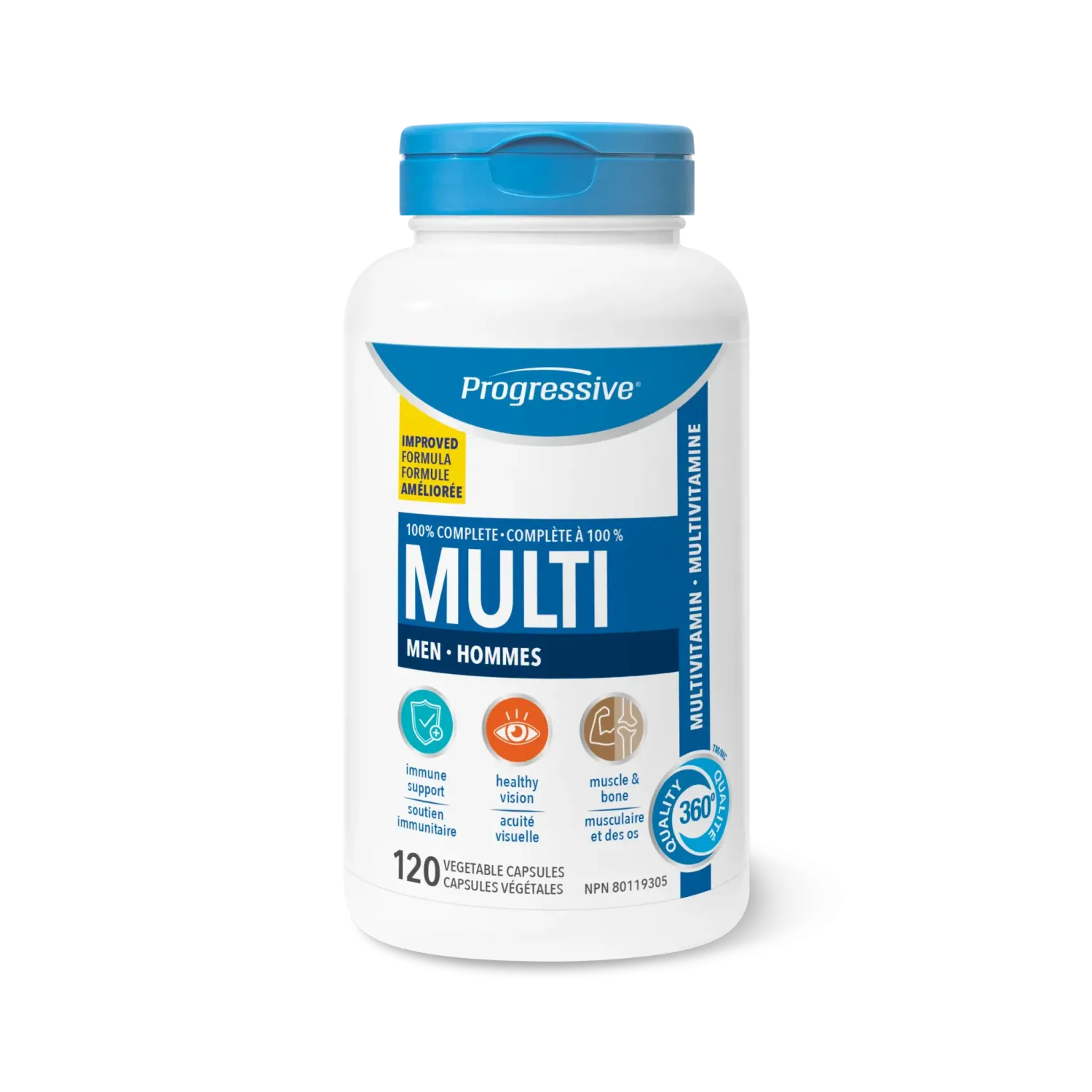 PROGRESSIVE MULTI FOR ADULT MEN 120 VEGICAPS