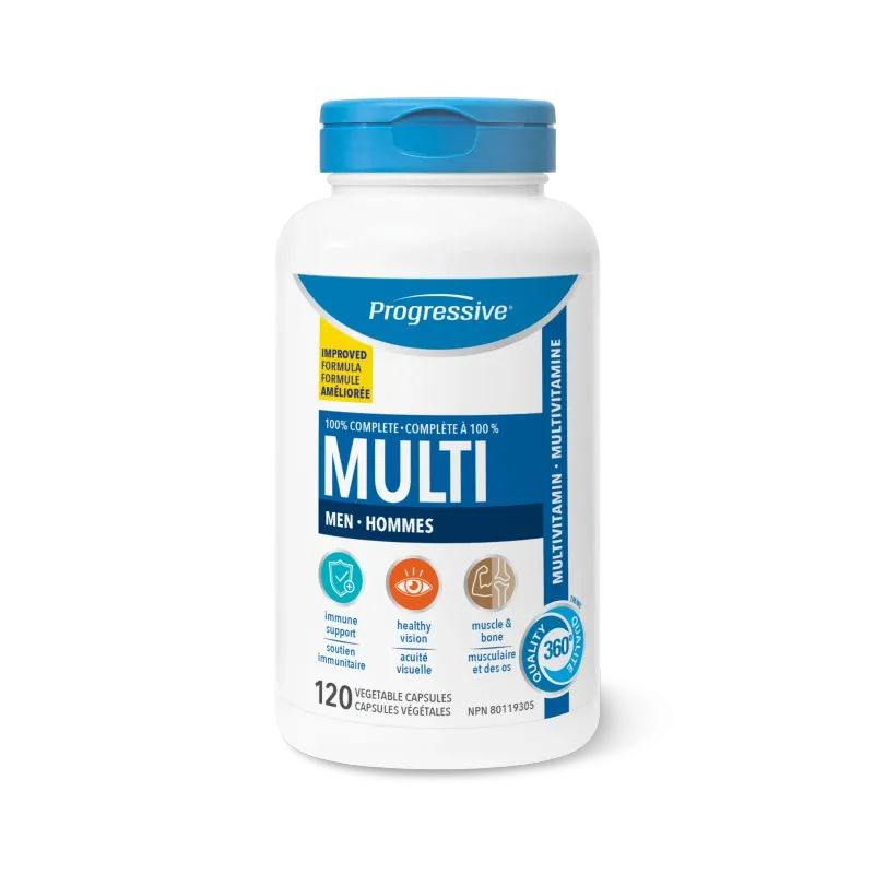 PROGRESSIVE MULTI FOR ADULT MEN 120 VEGICAPS