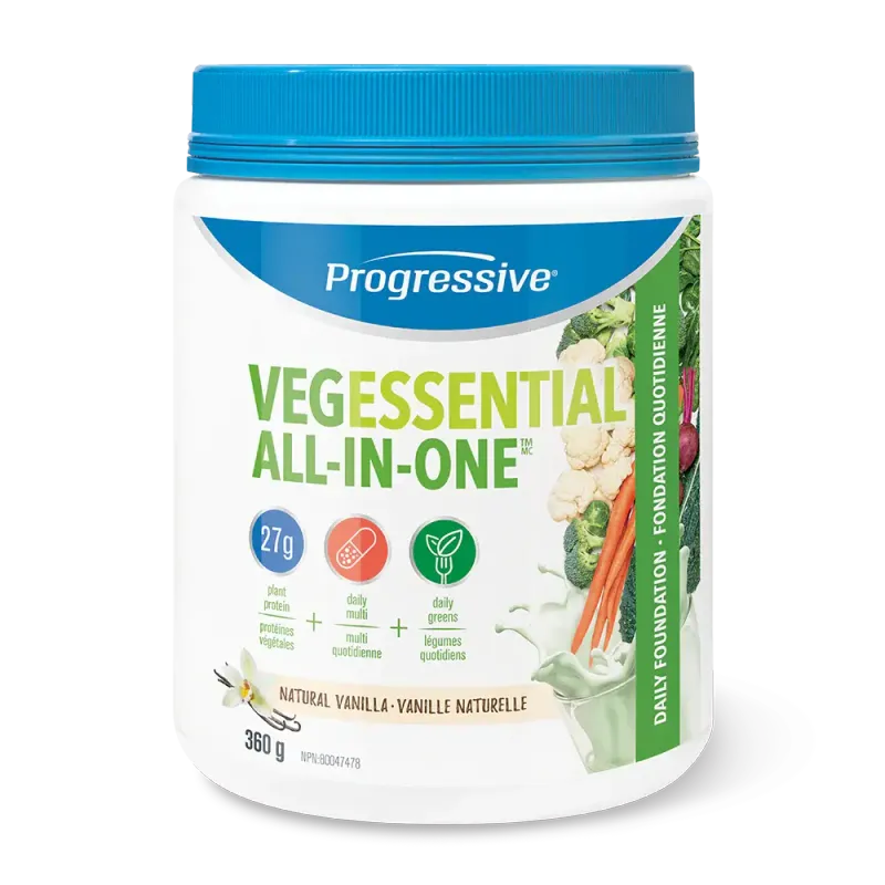 PROGRESSIVE VEG ESSENTIAL ALL IN ONE NATURAL VANILLA 360G