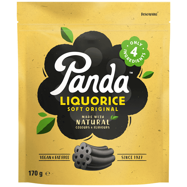 PANDA NATURAL BLACK LICORICE BAG 170G