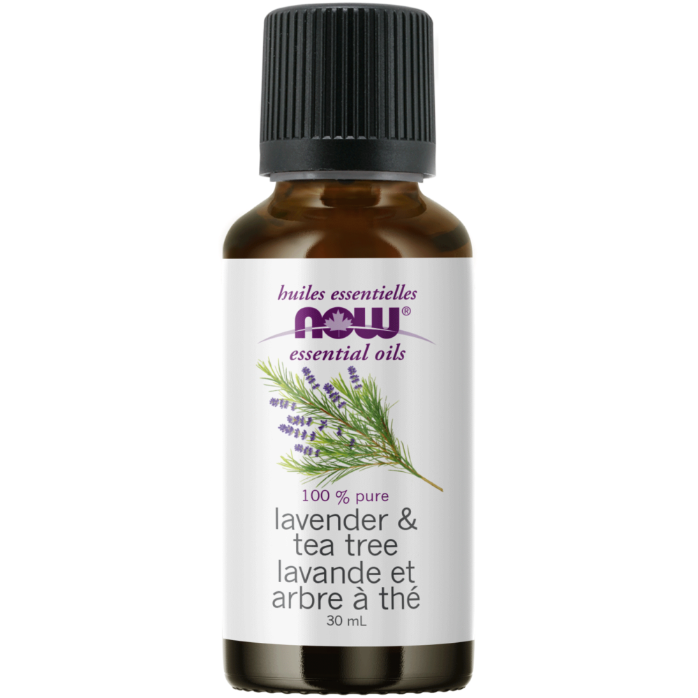 NOW LAVENDER &amp; TEA TREE ESSENTIAL OIL 30ML