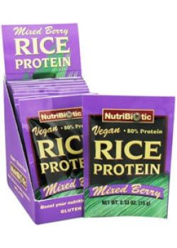 NUTRIBIOTIC RICE PROTEIN SINGLES BERRY