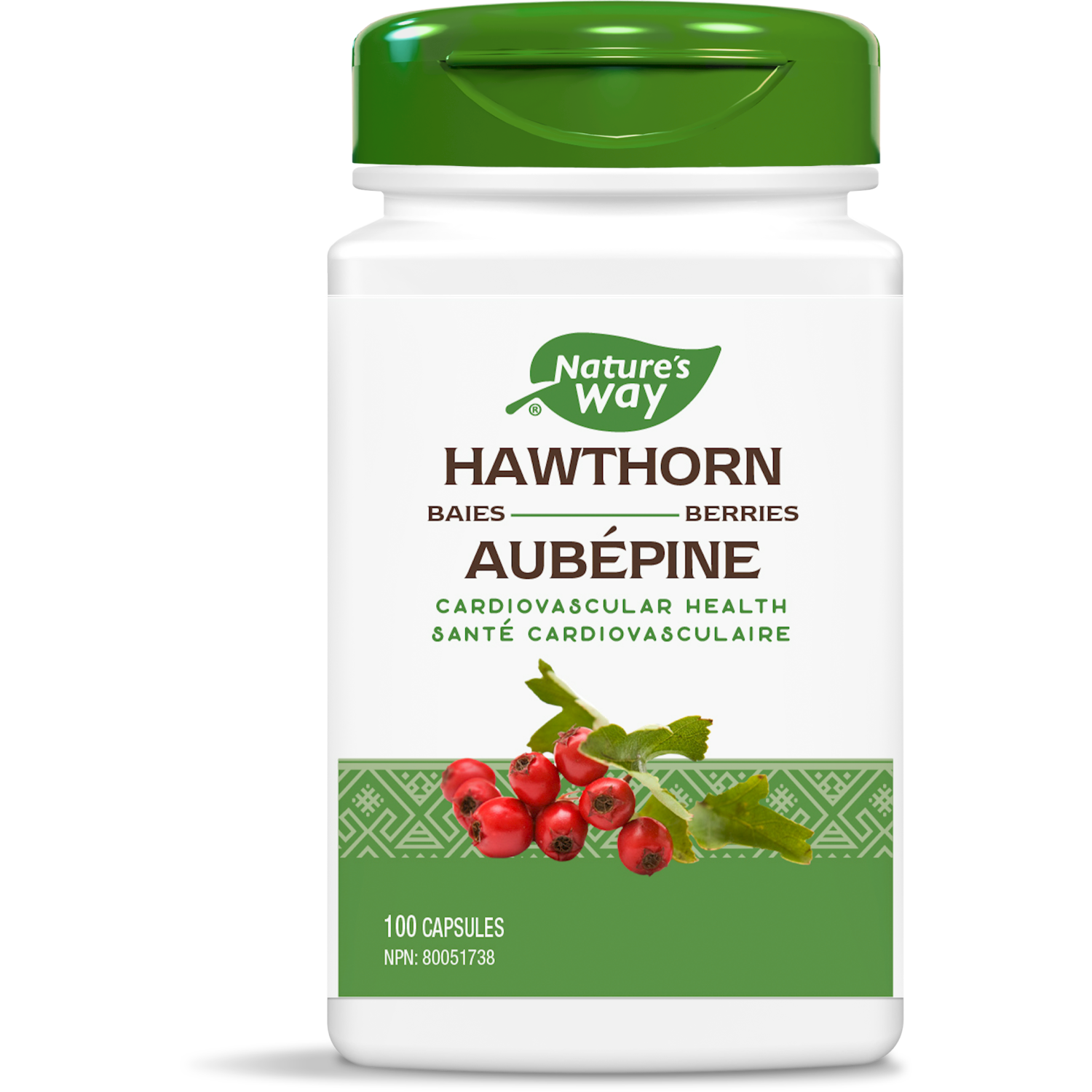 NATURE'S WAY HAWTHORN BERRIES 100 CAPS