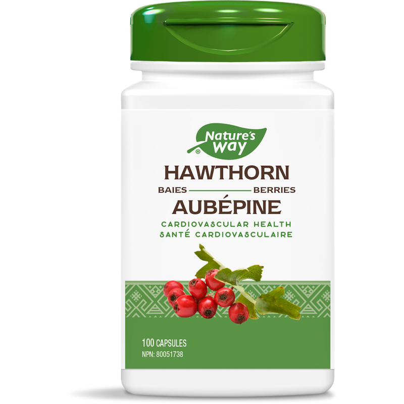 NATURE'S WAY HAWTHORN BERRIES 100 CAPS