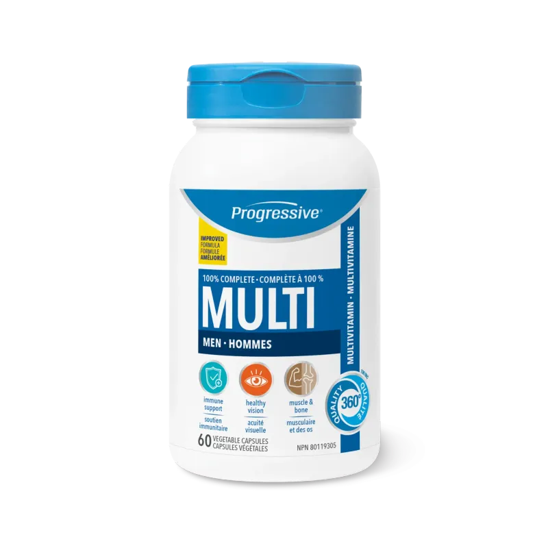 PROGRESSIVE MULTI FOR ADULT MEN 60 VEGICAPS