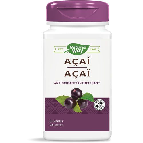 NATURE'S WAY ACAI 60 VEGICAPS