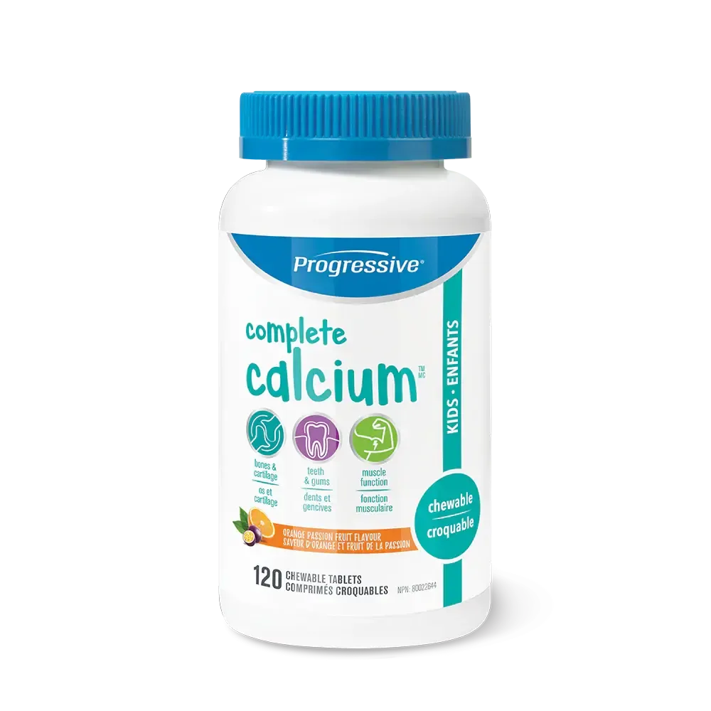 PROGRESSIVE COMPLETE CALCIUM FOR KIDS 120 CHEWABLE TABS