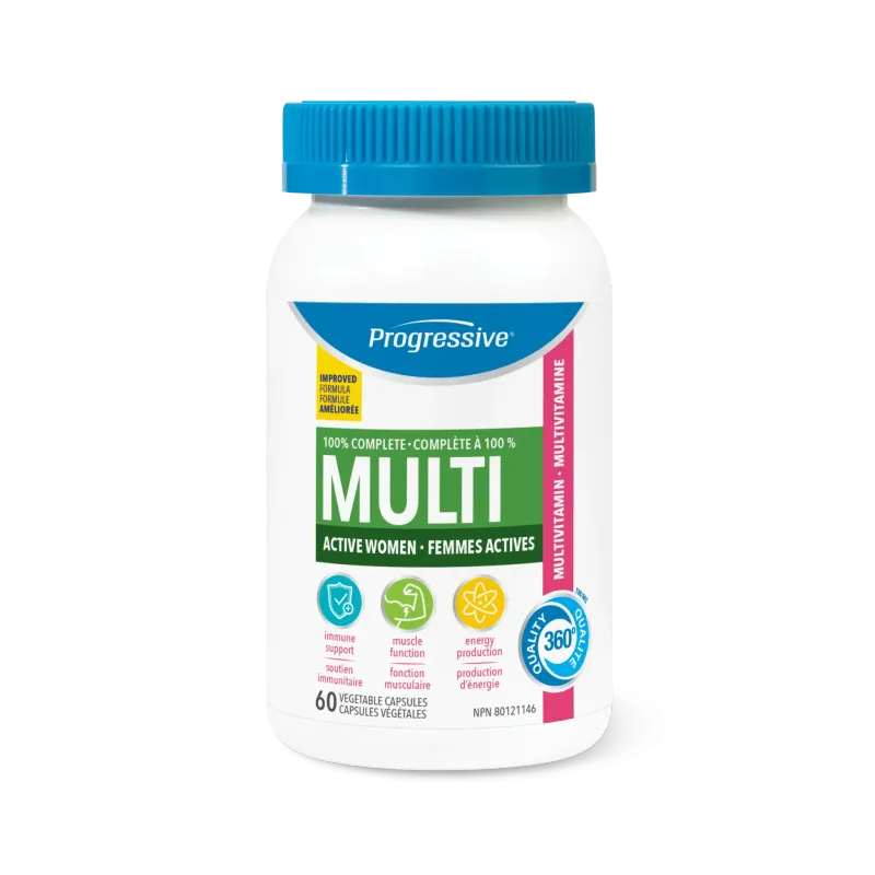 PROGRESSIVE MULTI FOR ACTIVE WOMEN 60 VEGICAPS
