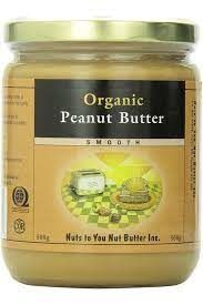 NUTS TO YOU ORG PEANUT BUTTER SMOOTH 500G