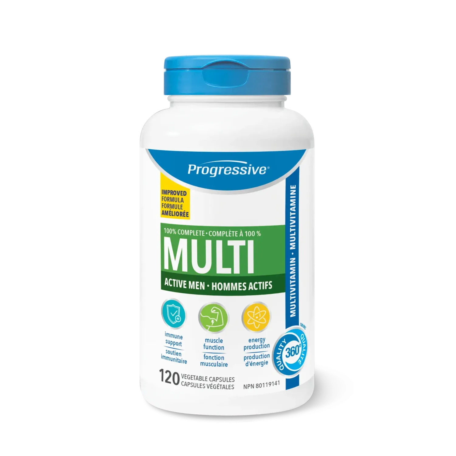 PROGRESSIVE MULTI FOR ACTIVE MEN 120 VEGICAPS