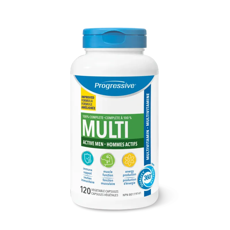 PROGRESSIVE MULTI FOR ACTIVE MEN 120 VEGICAPS