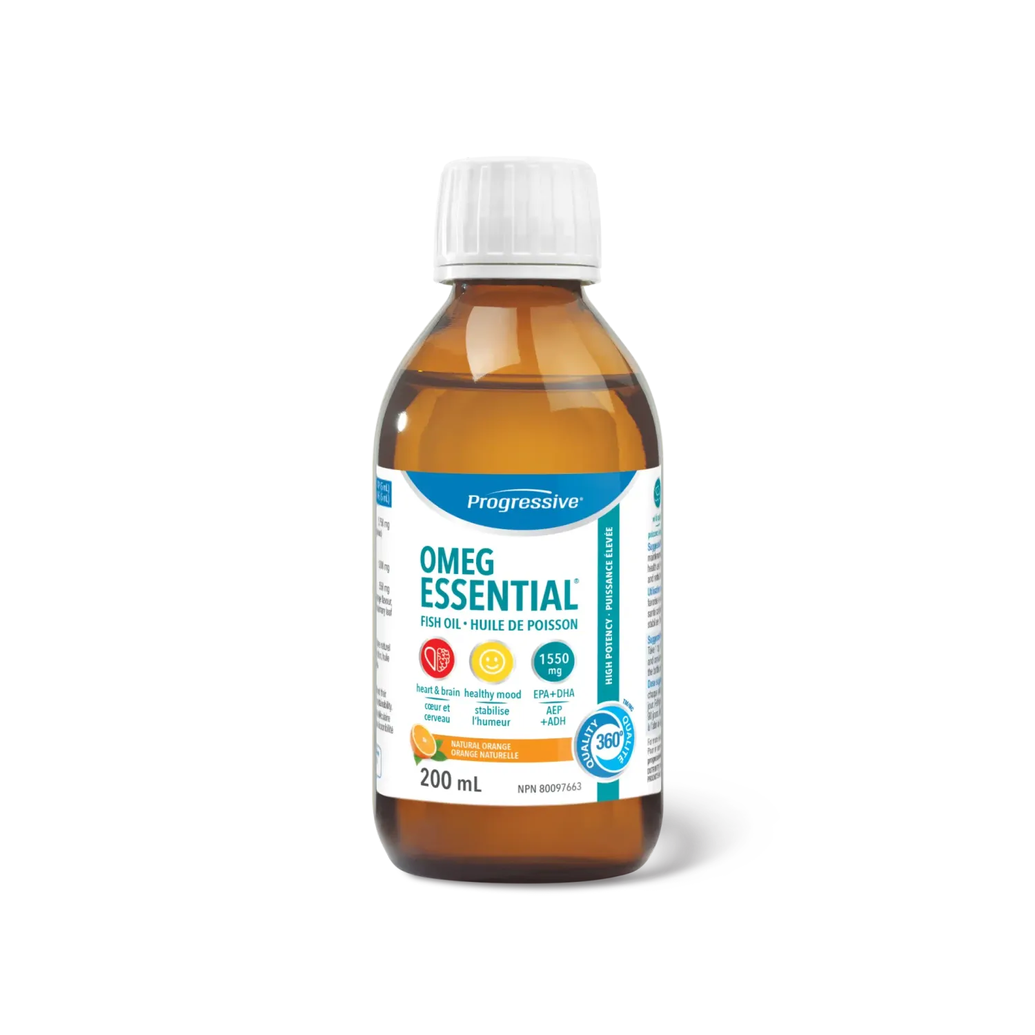 PROGRESSIVE OMEGESSENTIAL FORTE ORANGE 200ML