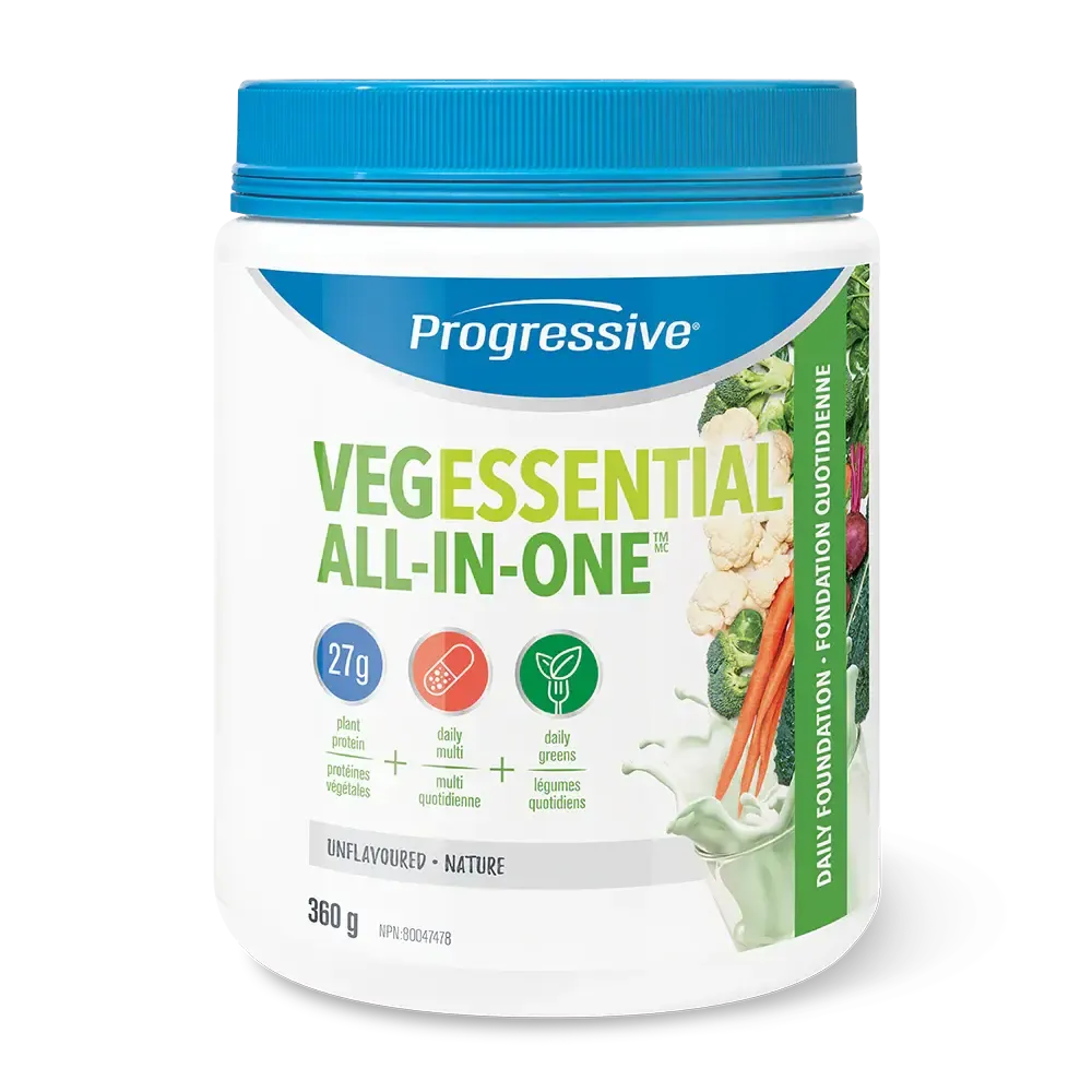 PROGRESSIVE VEG ESSENTIAL ALL IN ONE UNFLAVOURED 360G