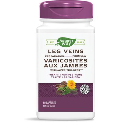 NATURE'S WAY LEG VEINS 60 CAPS NATURE'S WAY LEG VEINS 60 CAPS
