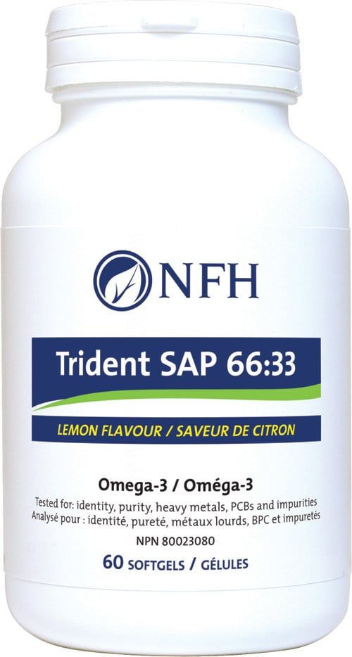 NFH TRIDENT SAP 66:33 LEMON 60 SOFTGELS
