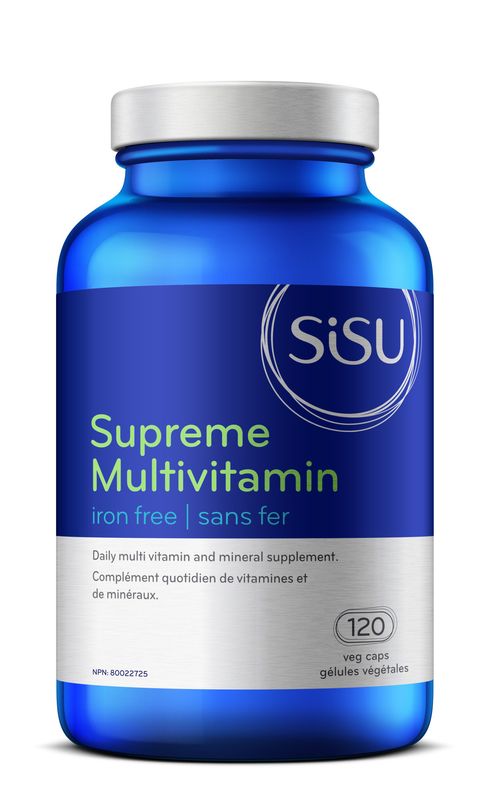 SISU SUPREME MULTIVITAMIN (IRON FREE) 120 VEGICAPS