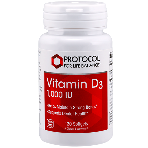 PROTOCOL VITAMIN D3 1000 IU 120 SOFTGELS