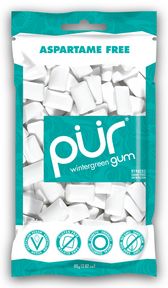 PUR GUM WINTERGREEN BAG 80G