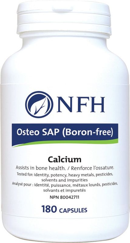 NFH OSTEO SAP BORON FREE 180 VEGICAPS