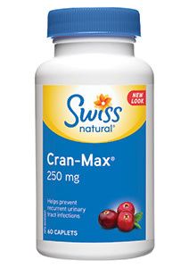 SWISS NATURAL CRAN-MAX 250MG 60 CAPLETS