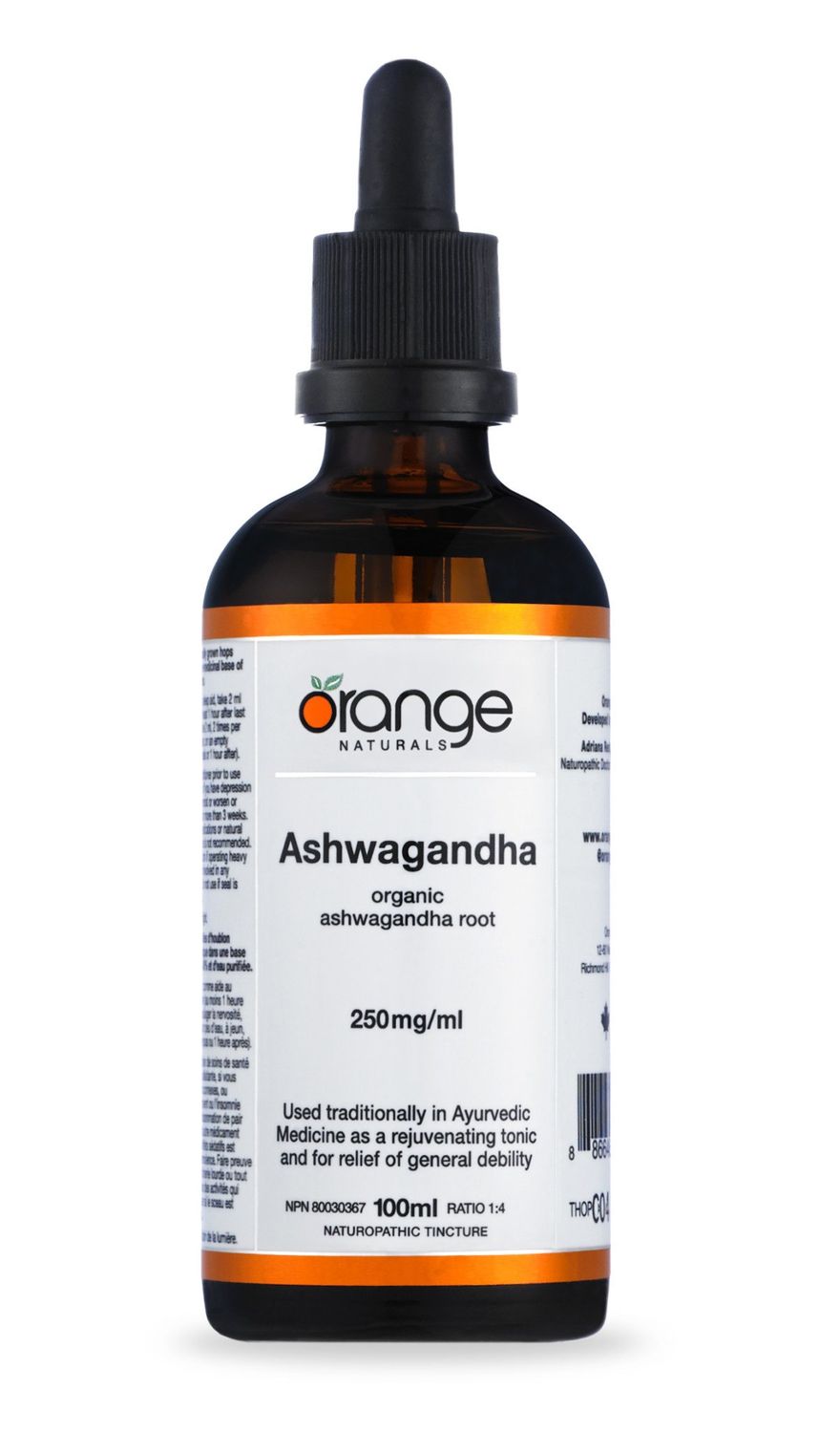 ORANGE ASHWAGANDHA TINCTURE 100ML