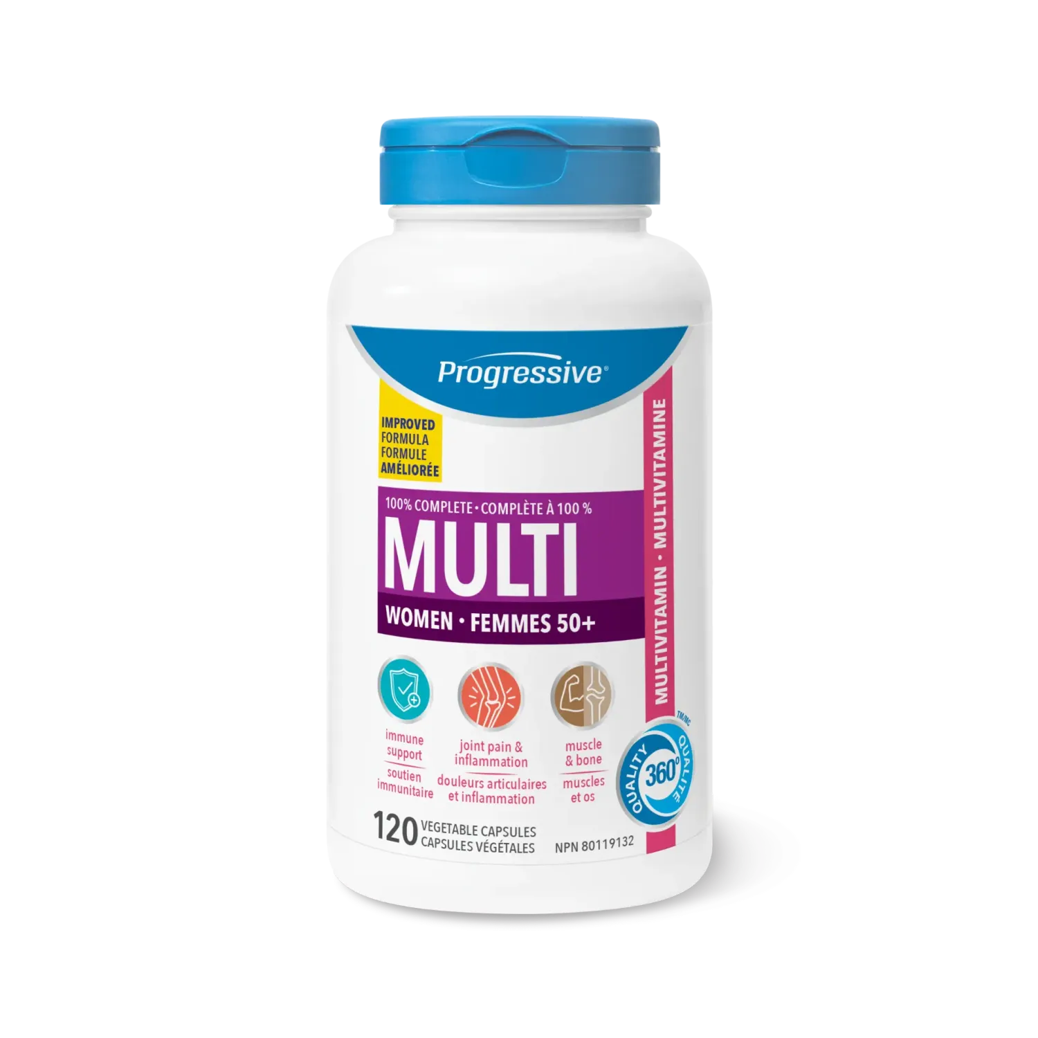 PROGRESSIVE MULTI FOR WOMEN 50+ 120 VEGICAPS