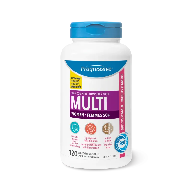 PROGRESSIVE MULTI FOR WOMEN 50+ 120 VEGICAPS