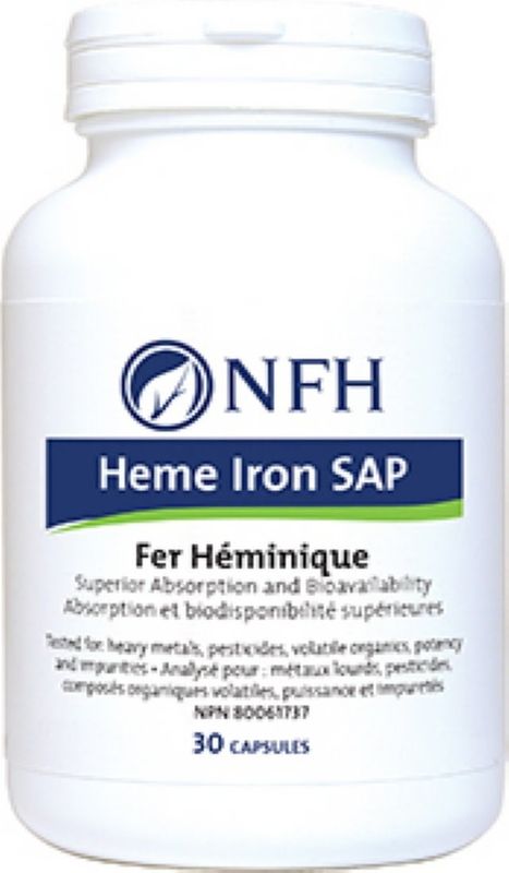 NFH HEME IRON SAP 30 VEGICAPS
