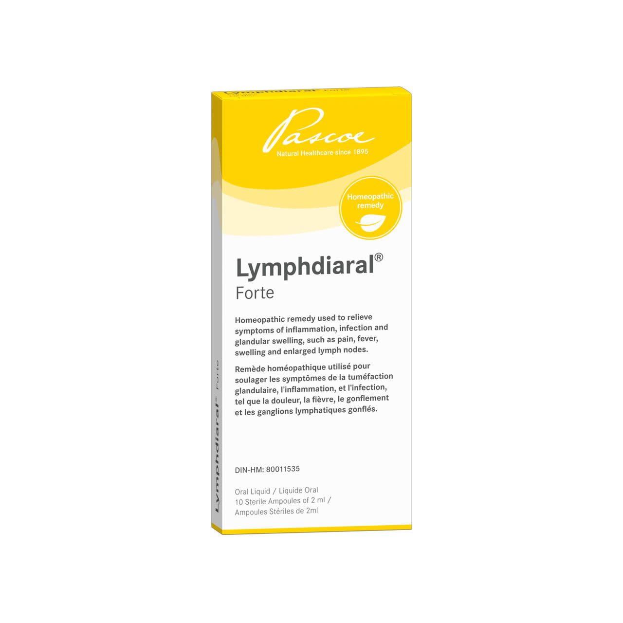 PASCOE LYMPHDIARAL FORTE 10 AMPOULES