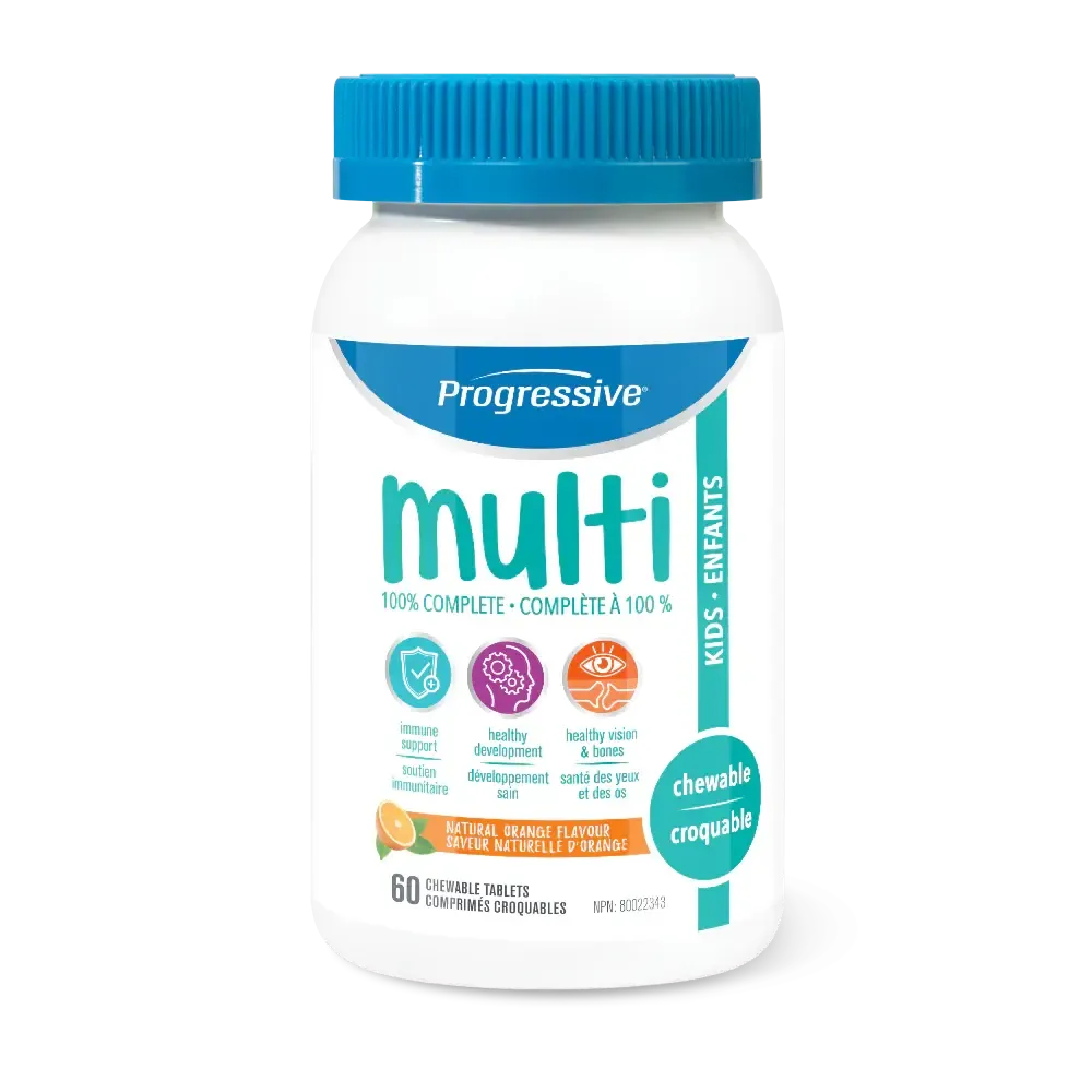 PROGRESSIVE MULTI FOR KIDS 60 CHEWABLES