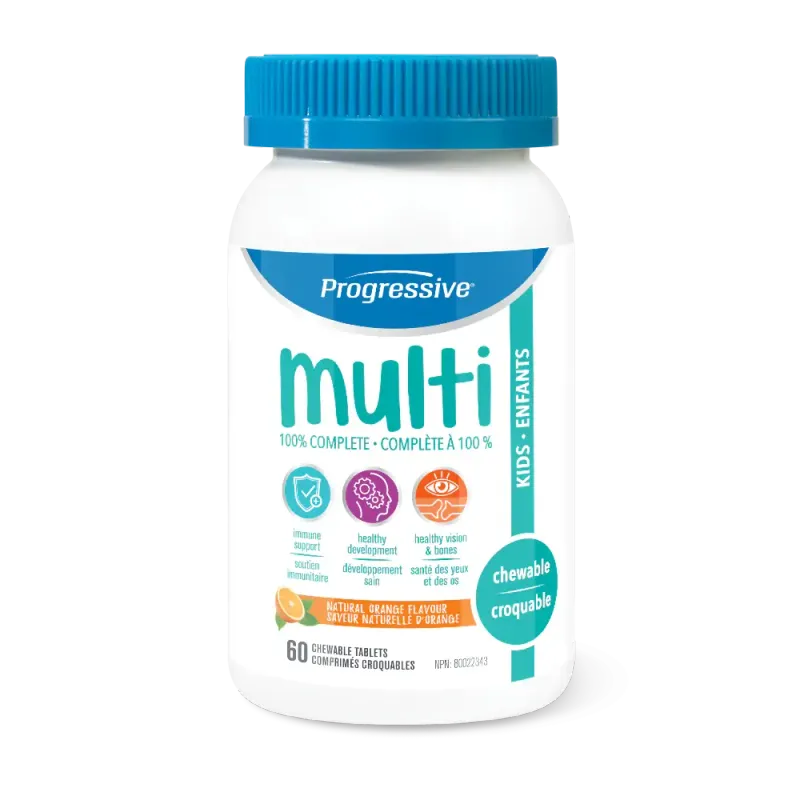 PROGRESSIVE MULTI FOR KIDS 60 CHEWABLES