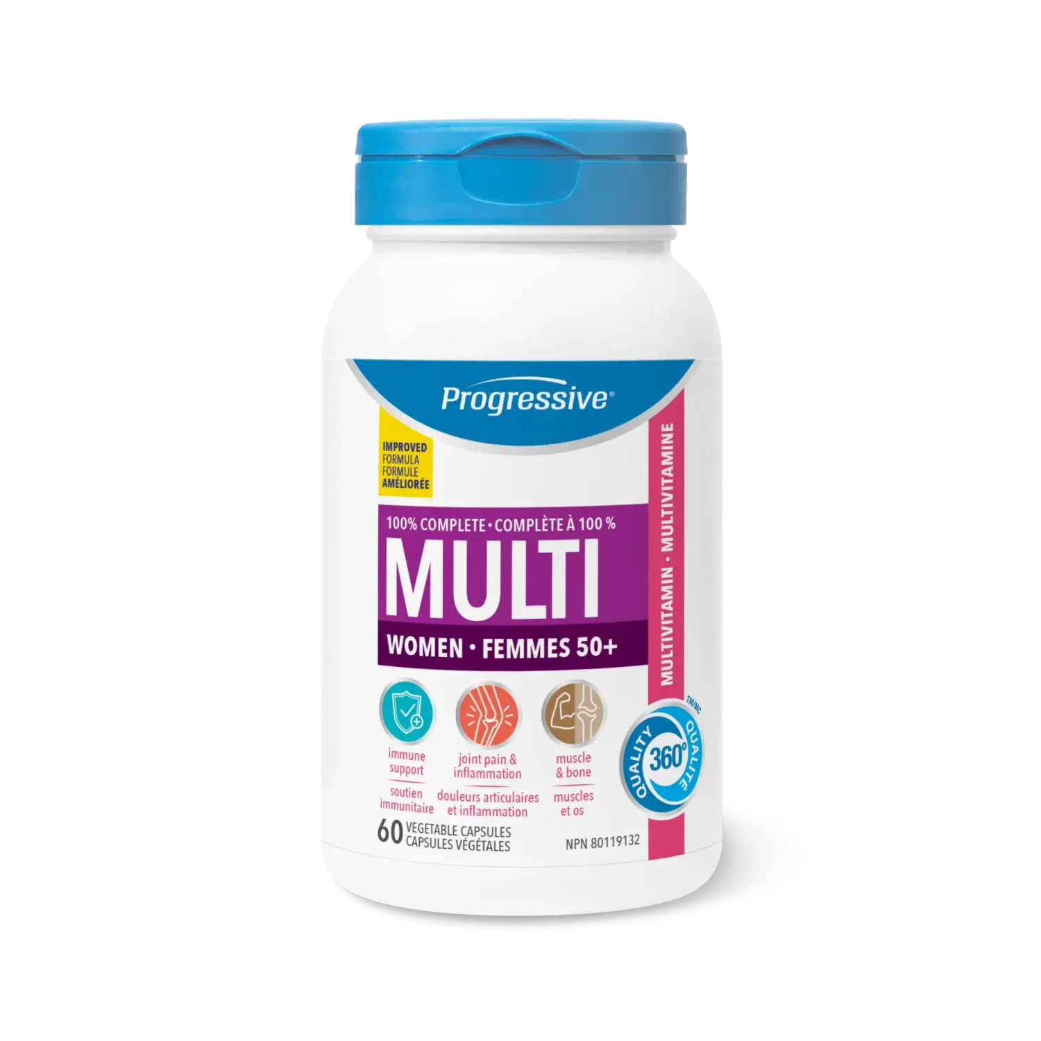 PROGRESSIVE MULTI FOR WOMEN 50+ 60 VEGICAPS