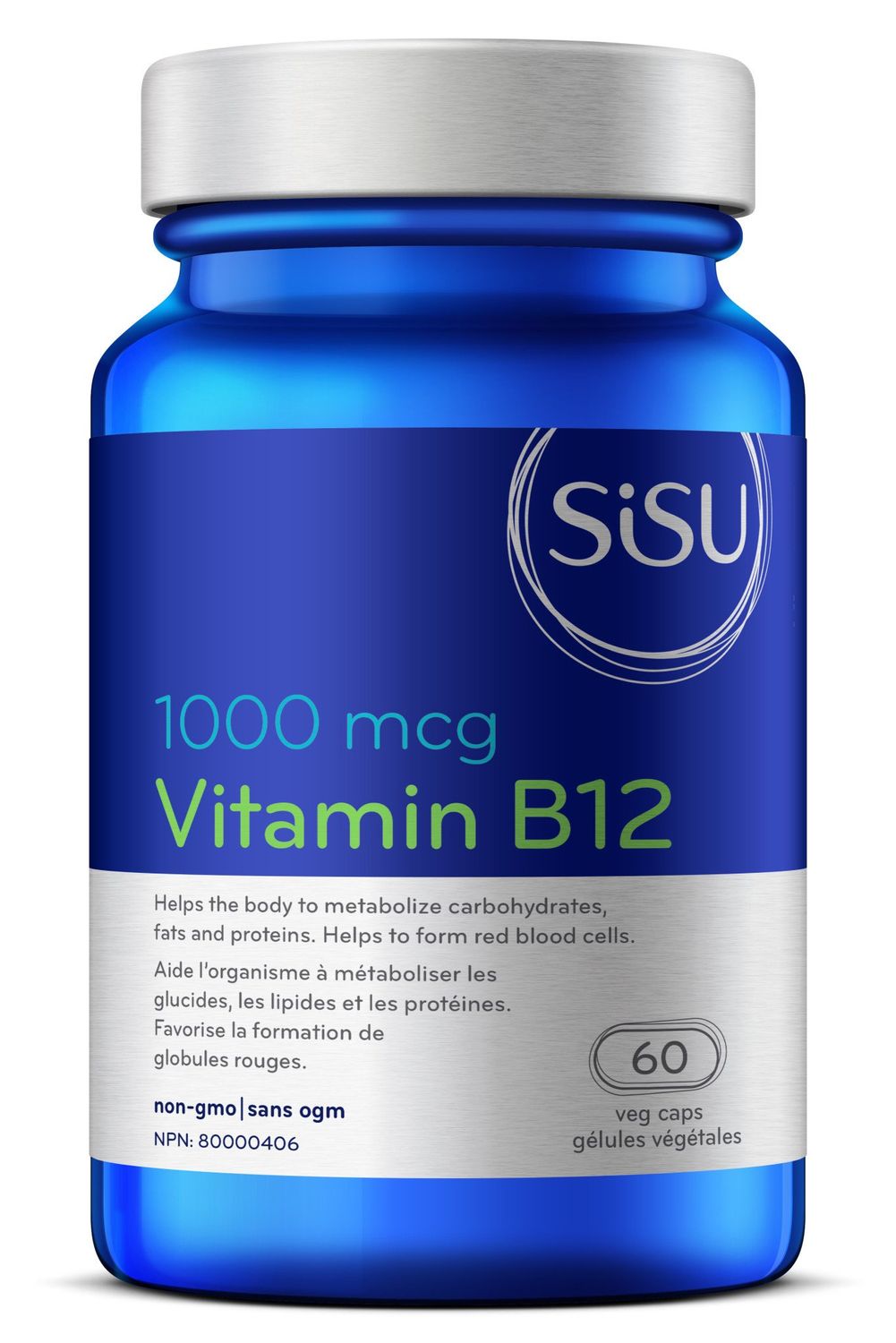 SISU B12 CYANOCOBALAMIN - 1000MCG - 60 VEGICAPS