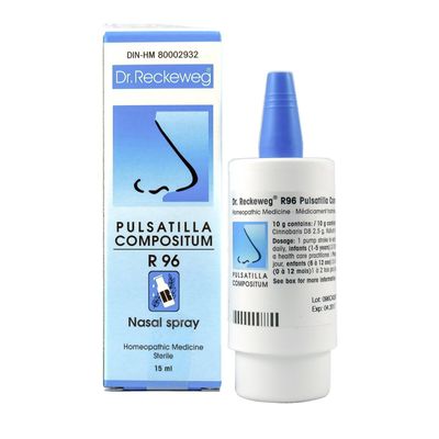 RECKEWEG R96 PULSATILLA COMPOSITUM NASAL SPRAY 15ML RECKEWEG R96 PULSATILLA COMPOSITUM NASAL SPRAY 15ML