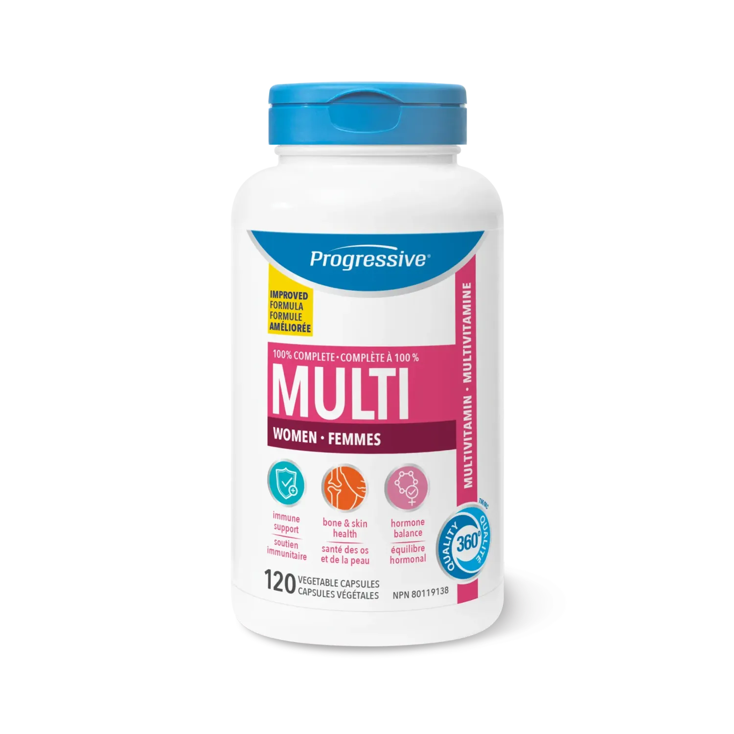 PROGRESSIVE MULTI FOR ADULT WOMEN 120 VEGICAPS