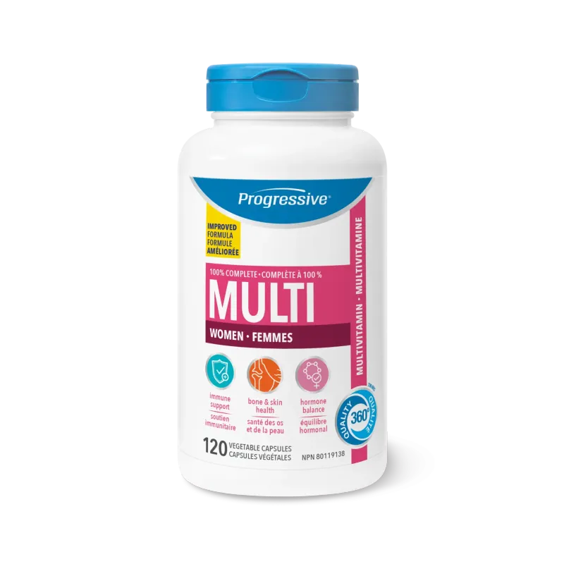 PROGRESSIVE MULTI FOR ADULT WOMEN 120 VEGICAPS
