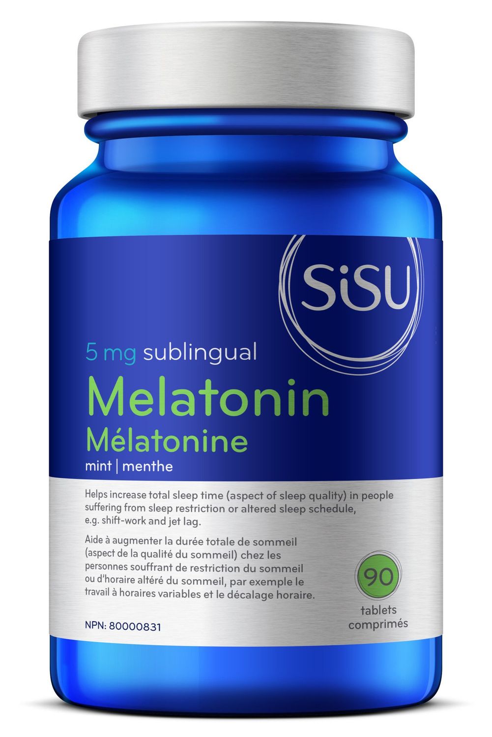 SISU MELATONIN 5MG - SUBLINGUAL MINT 90 TABS