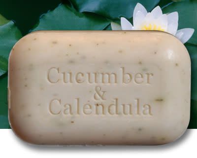 SOAP WORKS CUCUMBER &amp; CALENDULA SOAP 110G