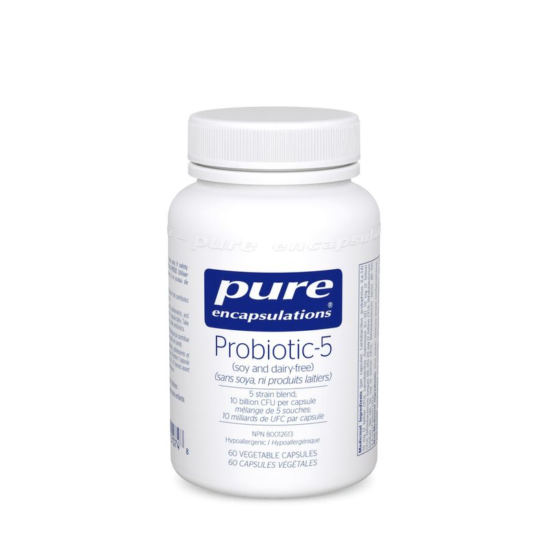 PURE ENCAPSULATIONS PROBIOTIC 5 (DAIRY-FREE)  60 VEGICAPS