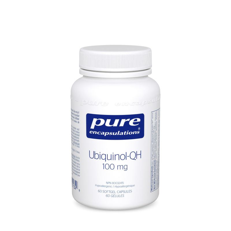 PURE ENCAPSULATIONS UBIQUINOL-QH 100MG 60 SOFTGELS