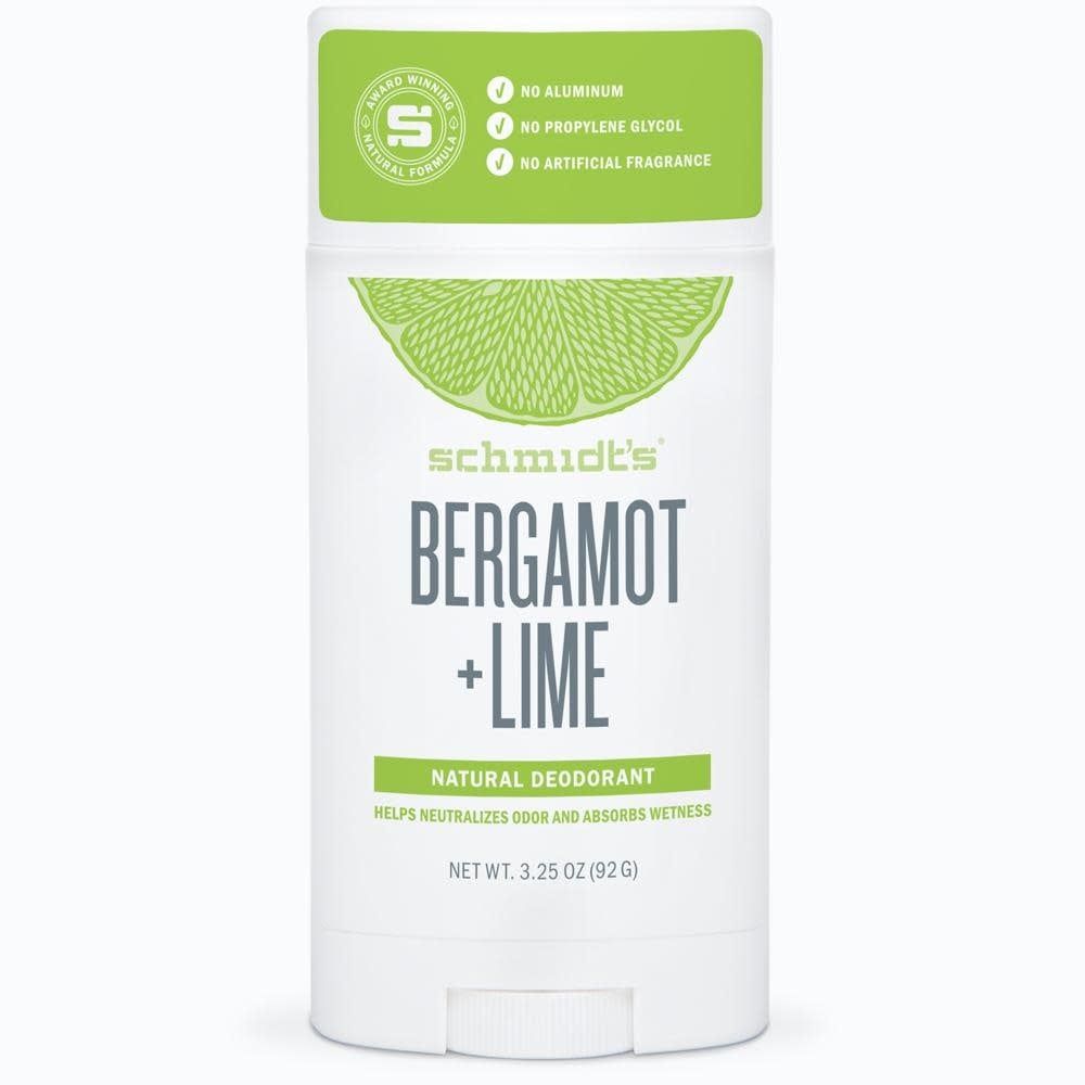SCHMIDT BERGAMOT LIME DEODORANT 3.25OZ